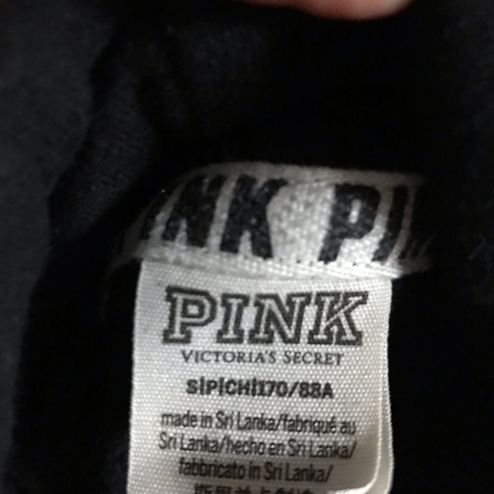 Victoria's Secret PINK Silver or gold sequins Logo Pullover Fleece Sweatshirt - Picture 8 of 8